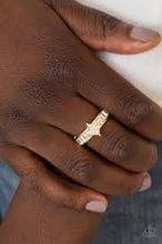 Load image into Gallery viewer, Elegantly Ever After Gold Skinny Band Ring