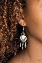 Load image into Gallery viewer, Enchantingly Environmentalist White Earrings