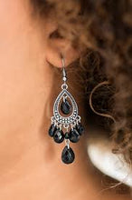 Load image into Gallery viewer, Enjoy the Wild Things Black Earrings