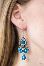 Load image into Gallery viewer, Enjoy the Wild Things Blue Earrings