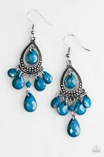 Load image into Gallery viewer, Enjoy the Wild Things Blue Earrings