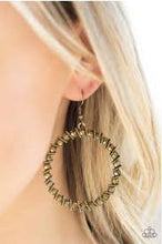 Load image into Gallery viewer, Enlighten Me Brass Earrings