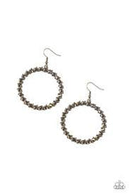 Load image into Gallery viewer, Enlighten Me Brass Earrings