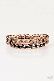 Epic Shimmer Copper Skinny Band Ring