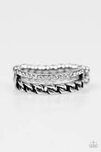 Load image into Gallery viewer, Epic Shimmer White Skinny Band Ring