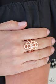 Ever Entwined- Rose Gold Ring - Angie's $5.00 Bling