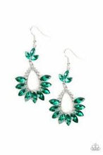 Load image into Gallery viewer, Extra Exquisite Green Earrings
