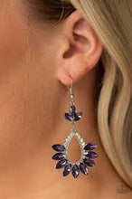 Load image into Gallery viewer, Extra Exquisite Purple Earrings