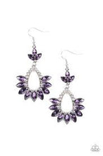 Load image into Gallery viewer, Extra Exquisite Purple Earrings