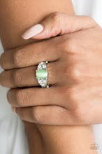 Load image into Gallery viewer, Extra Spark-tacular Green Skinny Band Ring