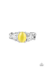 Extra Spark-tacular Yellow Skinny Band Ring