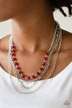 Load image into Gallery viewer, Extravagant Elegance Red Necklace
