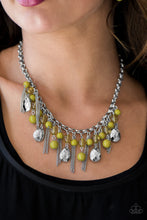 Load image into Gallery viewer, Here Comes the Storm Green Necklace