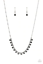 Load image into Gallery viewer, Cue the Mic Drop Black Necklace