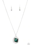 Load image into Gallery viewer, Undulated Dazzle Green Necklace