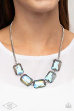 Load image into Gallery viewer, Heard it on the Heir Waves Blue Necklace