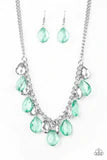 Load image into Gallery viewer, No Tears Left to Cry Green Necklace
