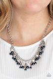 Load image into Gallery viewer, Cosmopolitan Couture Blue Necklace