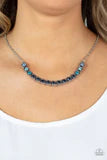 Load image into Gallery viewer, Throwing Shades Blue Necklace