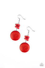 Load image into Gallery viewer, Fabulously Flintstone Red Earrings