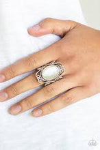 Load image into Gallery viewer, Fairytale Flair White Ring - Angie&#39;s $5.00 Bling