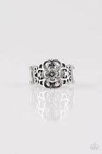 Load image into Gallery viewer, Fanciful Flower Gardens Silver Ring - Angie&#39;s $5.00 Bling