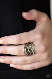 Fashion Finance Brass Ring - Angie's $5.00 Bling