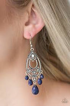 Load image into Gallery viewer, Fashion Flirt Blue Earrings