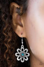 Load image into Gallery viewer, Fashion Floret Blue Earrings
