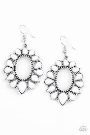 Fashionista Flavor White Earrings