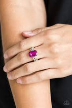 Load image into Gallery viewer, Feast Your Eyes Pink Skinny Band Ring