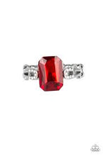 Load image into Gallery viewer, Feast Your Eyes Red Skinny Band Ring