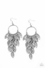 Load image into Gallery viewer, Feather Frenzy Silver Earrings