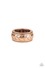 Field Artillery Copper Men's Ring
