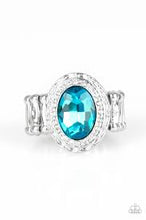 Load image into Gallery viewer, Fiercely Flawless Blue Ring - Angie&#39;s $5.00 Bling