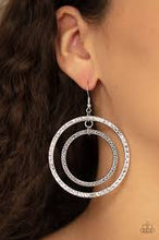 Load image into Gallery viewer, Fiercely Focused Silver Earrings