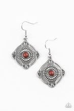 Load image into Gallery viewer, Fiercely Four Corners Brown Earrings