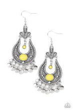 Load image into Gallery viewer, Fiesta Flair Yellow Earrings