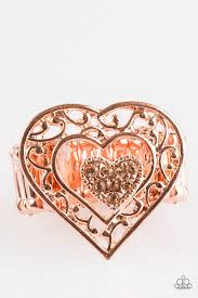 Find It In Your Heart Copper Ring - Angie's $5.00 Bling