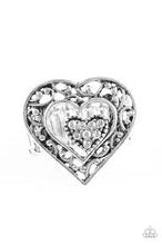 Load image into Gallery viewer, Find It in Your Heart White Ring - Angie&#39;s $5.00 Bling