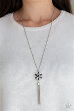 Load image into Gallery viewer, Fine Florals Blue Necklace
