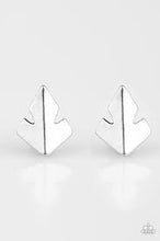 Load image into Gallery viewer, Fire Drill Silver Post Earrings