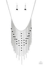 Load image into Gallery viewer, First Class Fringe Black Necklace - Angie's $5.00 Bling