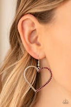 Load image into Gallery viewer, First Date Dazzle Red Earrings