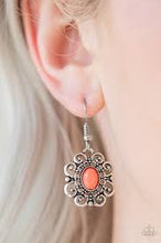 Load image into Gallery viewer, First and Foremost Flowers Orange Earrings