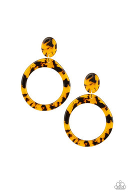 Fish Out of Water Yellow Acrylic Earrings - Angie's $5.00 Bling