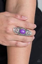 Load image into Gallery viewer, Flair for the Dramatic Purple Ring - Angie&#39;s $5.00 Bling
