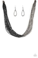 Load image into Gallery viewer, Flashy Fashion Black Seed Necklace - Angie's $5.00 Bling