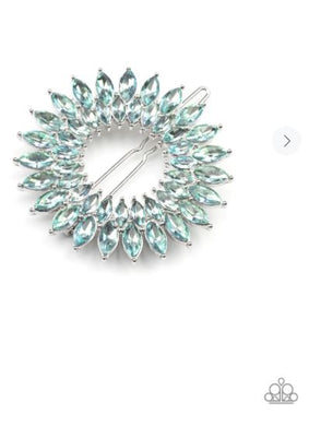 Flauntable Fireworks Blue Hair Clip