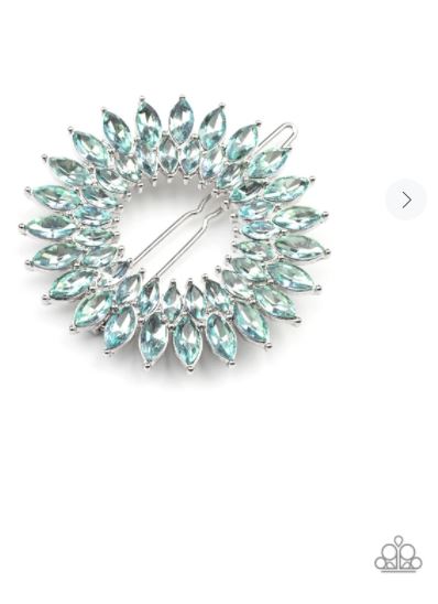 Flauntable Fireworks Blue Hair Clip